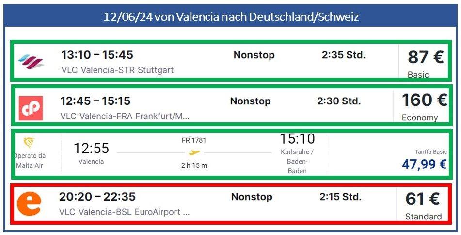 12.6.2024 da Valencia alla Germania/Svizzera