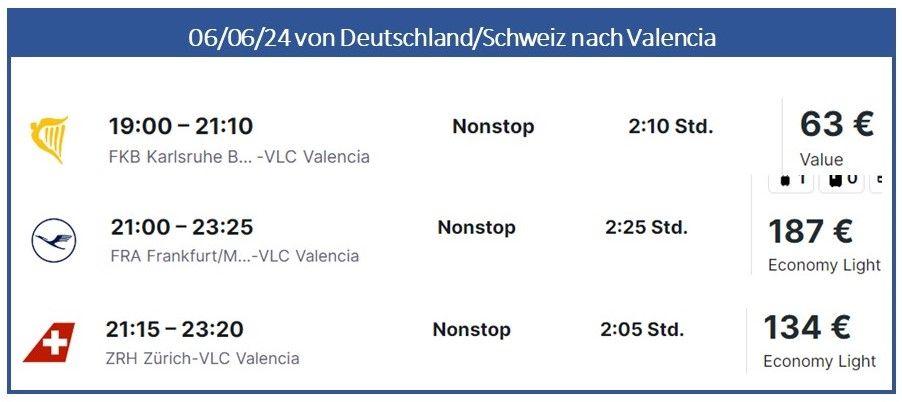 6.6.2024 from Germany/Switzerland to Valencia